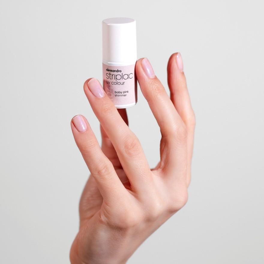 Striplac UV Colour Baby Pink Shimmer-3